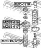 FEBEST MZSS-016 Mounting, shock absorbers